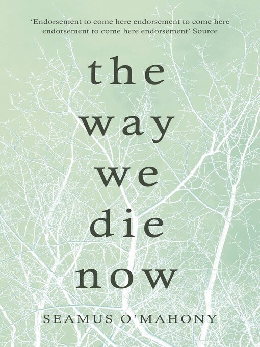 Title details for The Way We Die Now by Seamus O'Mahony - Available